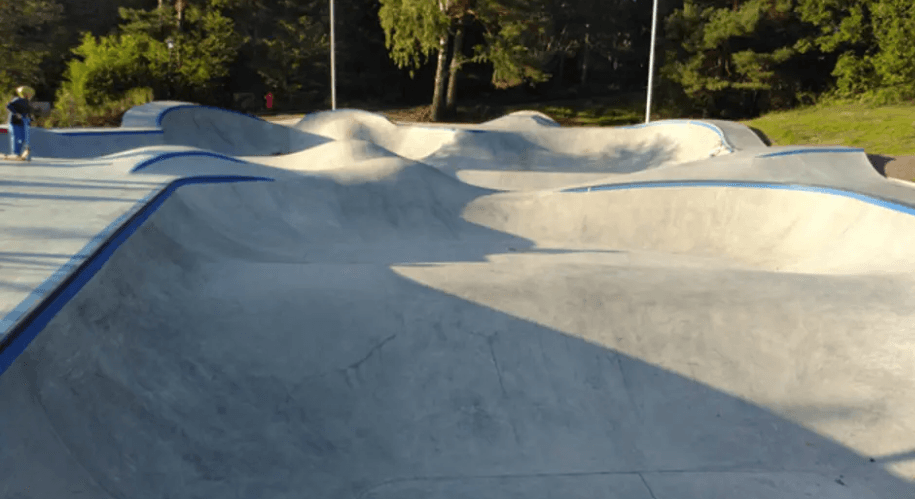 Nybygget skatepark